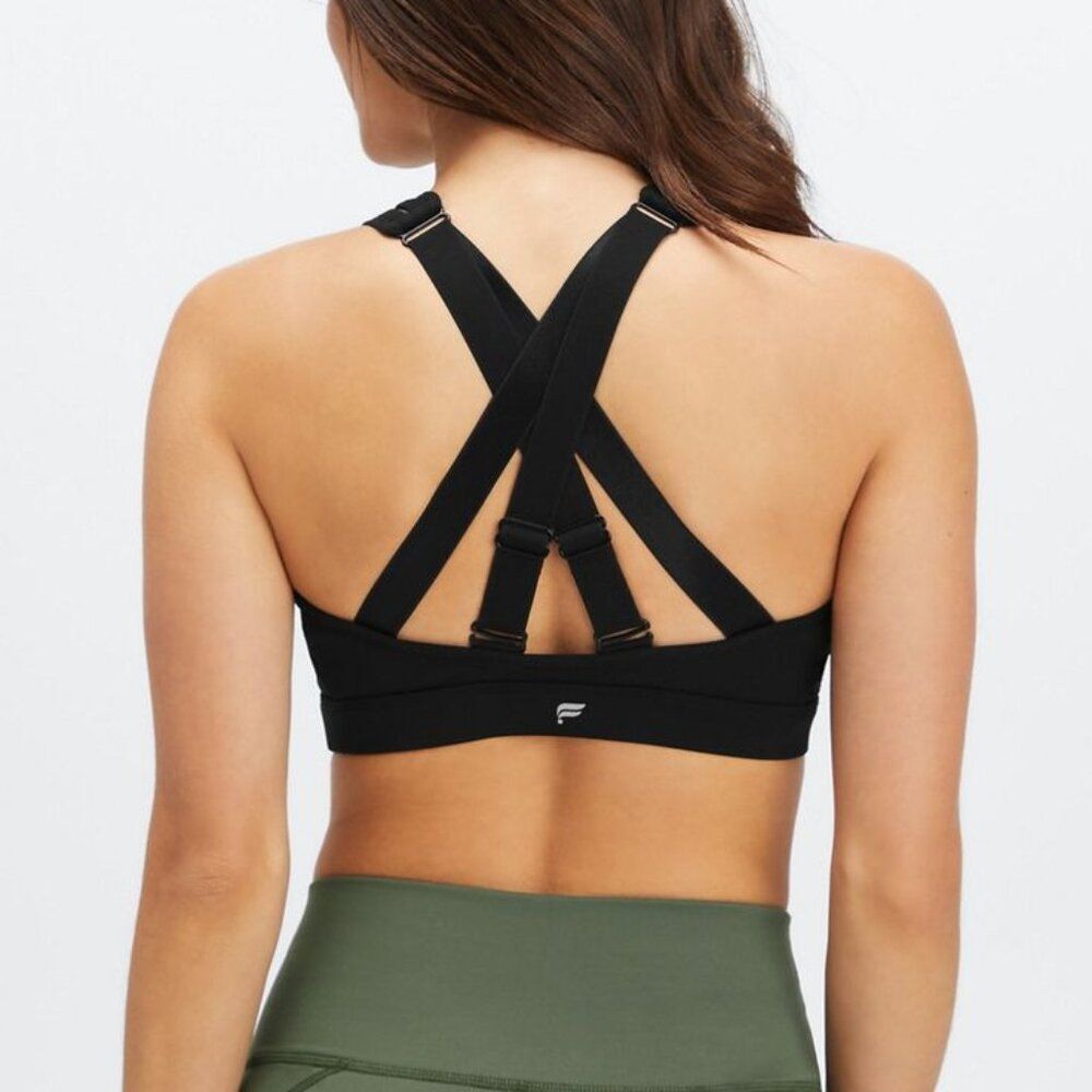 Fabletics Belle High Impact Sports Bra Black Size Small - Picture 3 of 6